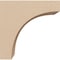 Ekena Millwork 3"W x 6"D x 6"H Classic Stockport Rough Cedar Woodgrain TimberThane Corbel, Primed Tan CORUR03X06X06STORCPR - alternate 3
